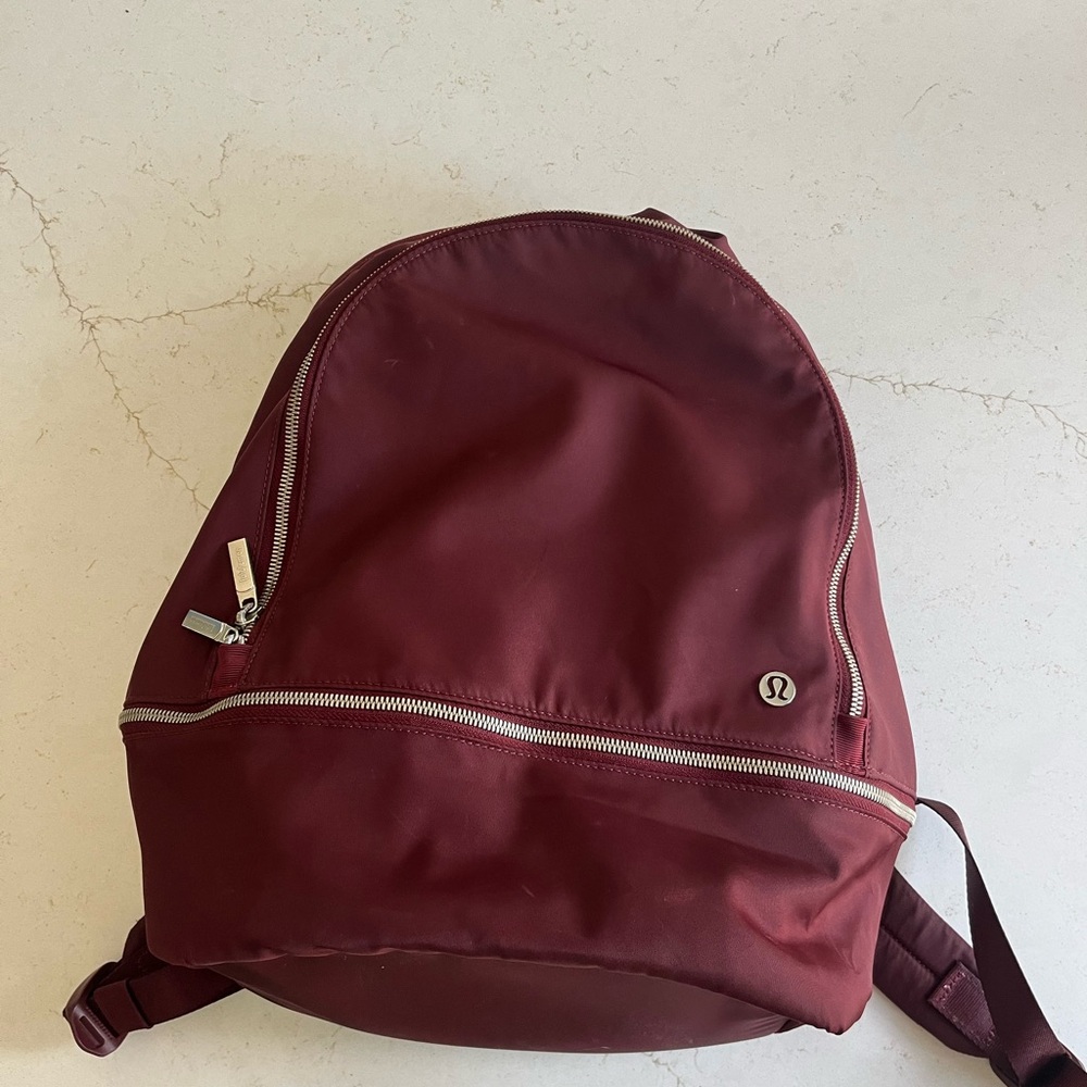 Lululemon Athletica Burgundy Backpack